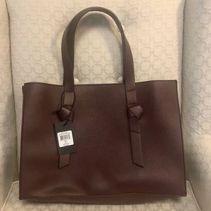 Rachel Zoe Bordeaux Knot Tote Bag